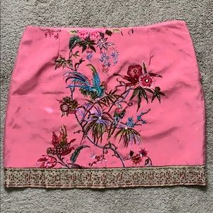 Hoy pink mini skirt Tracy Reese